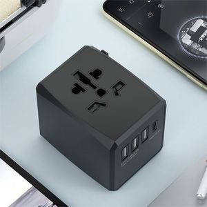 <b>Universal</b> Multi <b>Plug</b> Adapter US to EU Multi Socket International USB Type C Travel Power Adapter for Home - Product Image 6