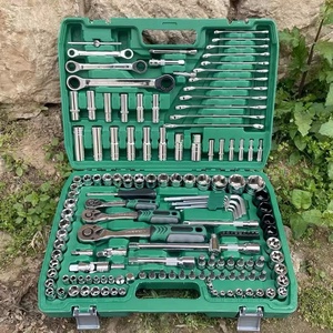 El kit completo profesional <span class=keywords><strong>de</strong></span> herramientas manuales mecánicas <span class=keywords><strong>de</strong></span> 150 piezas incluye pico y hoz con embalaje <span class=keywords><strong>de</strong></span> estuche rígido - Product Image 2