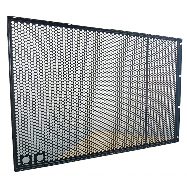 Factory High Quality Customized Perforated Hexagonal Speaker Grill Cover Mesh 8 Inch