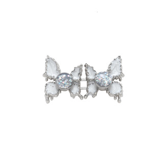 Botón para ajustar la cintura en forma de mariposa con cierre de diamantes de imitación, desmontable, sin clavos, sin necesidad de coser, botón para ajustar la cintura que - Product Image 3