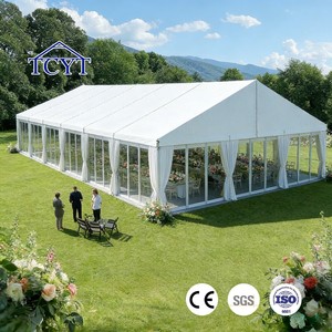 <span class=keywords><strong>Chapiteau</strong></span> événementiel en aluminium et PVC à portée libre, toutes saisons, imperméable, grande capacité (6-60m), pour 20 à 5000 invités, résistant à la corrosion, idéal pour les mariages - Product Image 6