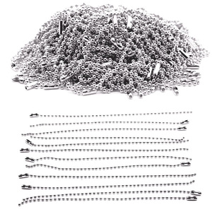 Thép không gỉ bóng chuỗi kết nối móc cài/số lượng lớn Chuỗi vòng cổ/đồ trang sức làm nguồn cung cấp DIY Craft chuỗi bạc treo chuỗi - Product Image 1