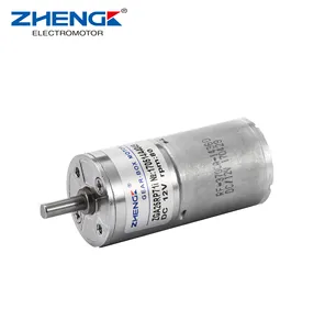 ZGA25RP DC 12V 24V 4mm Shaft Diameter Cylinder Shape Electric DC Gear Motor 3RPM-1000RPM