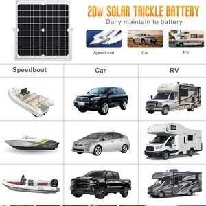 20W 12V panel năng lượng mặt trời Kit pin linh hoạt nhỏ giọt charr duy trì nâng cấp điều khiển có thể điều chỉnh gắn khung thuyền panel năng lượng mặt trời - Product Image 4