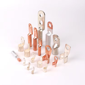 Longo Médio Conjunto BV Série Isolado Cord End Terminal Cobre Friso Terminal com Mangas De Compressão De Latão Cabo Lugs Ferrules - Product Image 3