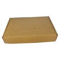 Boîte d'expédition en papier kraft écologique avec inserts de séparation pour l'emballage de détail du commerce électronique et la livraison en toute sécurité