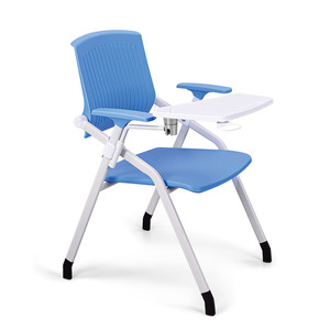 Modern Design Plastic Foldable <strong>Chair</strong> <strong>with</strong> Multifunctional Writing Tablet School Furniture for Dining Multiple Color Options - Product Image 3
