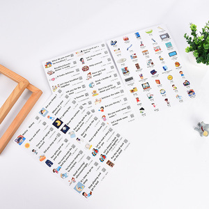 Etiquetas Autoadhesivas Transparentes He Mei de PVC PET, Impresas Personalizadas, con Reverso de Papel Kraft Amarillo, Acabado Mate 8 Silk - Product Image 2