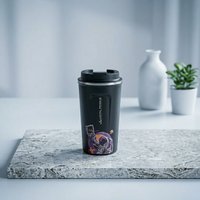 Logo personnalisé, nouveau design, tasse à café isotherme en acier inoxydable avec affichage de la température LED intelligent, 380 ml, 510 ml, mug thermique isolé