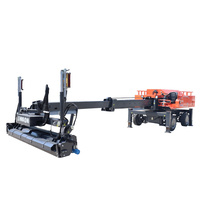 Machine à niveler le béton laser autopropulsée Hwaon avec flèche télescopique, haute précision, pour la pose de revêtements de sol, moteur industriel