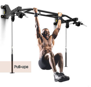 Sistema de Poleas Multifuncional Profesional para Montaje <span class=keywords><strong>en</strong></span> Pared, Barra de Poleas para Ejercicios de Fuerza <span class=keywords><strong>en</strong></span> Casa - Product Image 3