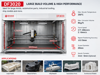 Printer 3D FGF Industri Skala Besar DF3020 dengan Volume Cetak 3000x2000x1200mm