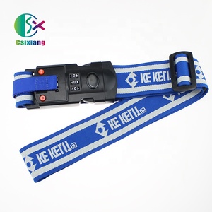 Beste Qualität China Hersteller Benutzer definiertes Logo 50mm Starke Sicherheit Verstellbarer Polyester Gepäck gurt - Product Image 5