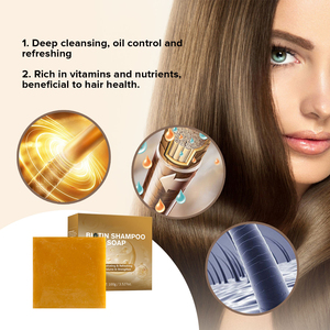 Champú Sólido Vegano de <span class=keywords><strong>Agua</strong></span> de Arroz al por Mayor, 100g, Nutritivo, Hidratante, Anti-Frizz, Jabón Artesanal para el Cuidado del Cabello <span class=keywords><strong>y</strong></span> la Piel - Product Image 4