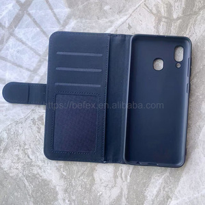 Per <span class=keywords><strong>Samsung</strong></span> <span class=keywords><strong>A20</strong></span> cassa del telefono di lusso multifunzione magnetica in pelle di sublimazione vuoto portafoglio Flip Case del telefono - Product Image 3