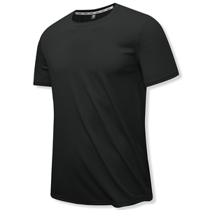 T-shirt da uomo personalizzabile in poliestere 100% ecologico, tinta unita, lavorato a maglia, anti-piega, ad asciugatura rapida, <span class=keywords><strong>per</strong></span> <span class=keywords><strong>sport</strong></span> e tempo libero, Collezione 2026 - Product Image 6