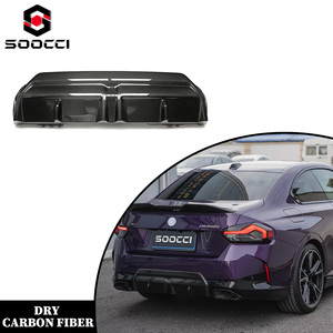 ตัวกระจายแสงด้านหลังแบบแผ่นคาร์บอนไฟเบอร์สำหรับ BMW 2ซีรีส์ G42 M225i M240i คูเป้ตัวแยกขอบกันชนท้ายแบบสปอร์ตตัวกระจายแสงสปอยเลอร์ - Product Image 1