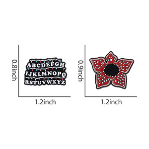 Vente flash : Épinglette en émail <span class=keywords><strong>Stranger</strong></span> Things, accessoires vestimentaires, badge de revers, bijoux, cadeau, breloque pour sac à dos pour les fans de <span class=keywords><strong>Stranger</strong></span> Things - Product Image 3