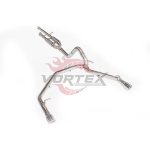 Escape Trasero Vortex de Acero Inoxidable 304 para Toyota Tundra 5.7L V8 2007-2021, 3 Pulgadas, Curvado con Mandril, Sonido Profundo - Product Image 2