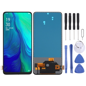 จอ LCD TFT สำหรับ <span class=keywords><strong>OPPO</strong></span> <span class=keywords><strong>Reno</strong></span> <span class=keywords><strong>10x</strong></span> ซูมพร้อมเครื่องอ่านพิกัดแบบเต็มรูปแบบ (ไม่ระบุลายนิ้วมือ) สายเฟล็กซ์ LCD - Product Image 1