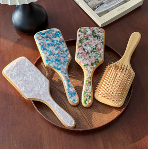 Hochwertiger Antistatischer 25CM Luftkissen-Haarkamm Essigsäure-Patch Anti-Haarausfall Massage- und Haarbürste - Product Image 2