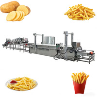 Volledig automatische 380V aanpasbare capaciteit aardappelchips en friet verwerkingslijn