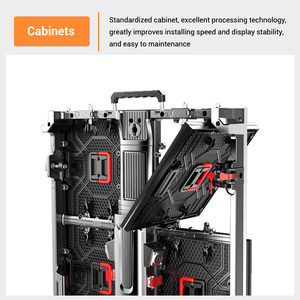 หน้าจอ LED 1000*500*500/500*<span class=keywords><strong>4</strong></span>*3ม., หน้าจอ LED สำหรับใช้ในบ้านและนอกบ้าน - Product Image 2