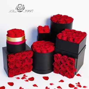 Ingrosso san valentino regalo per la festa della mamma lunga durata di veri e propri fiori immortali stabilizzati per sempre eterna conservata rosa in scatola - Product Image 4