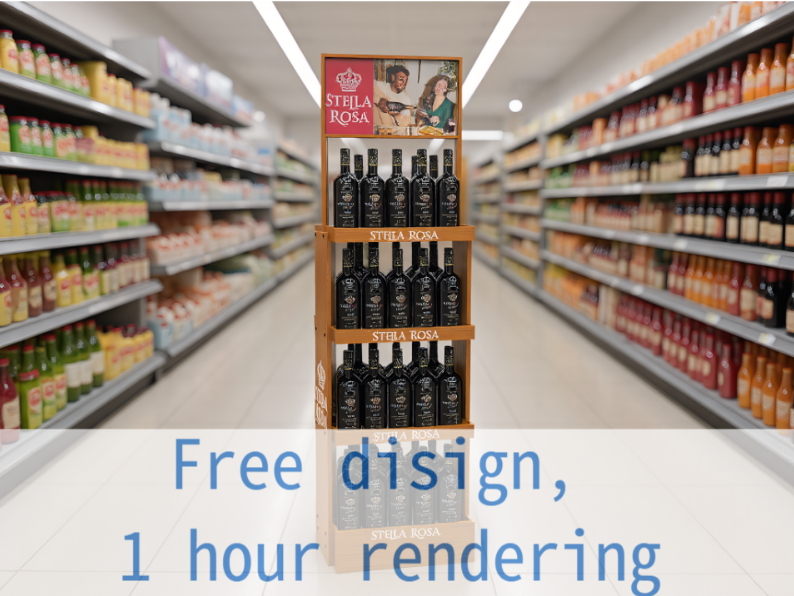 Customized Multi – Layer Wooden Wine Storage Display Stand for Supermarket & Retail Stores — view 5