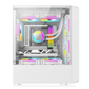 Case per Computer SF Light Encounter 3312, Assemblaggio DIY M-ATX con Lato Trasparente, Alimentatore Desktop, Scheda Madre Compatta, Raffreddamento ad Acqua 240 - Product Image 3