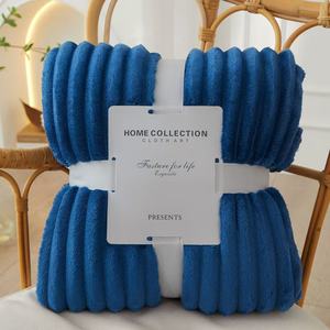 Couverture en flanelle épaisse et fine de haute qualité, lavable en machine, super chaude et douce, à carreaux, pour canapé/lit/à rayures - Product Image 6
