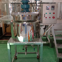Machine de Fabrication de Savon Liquide Petite Ligne de Production, Presse à Savon Pneumatique et Machine d'Emballage de Savon