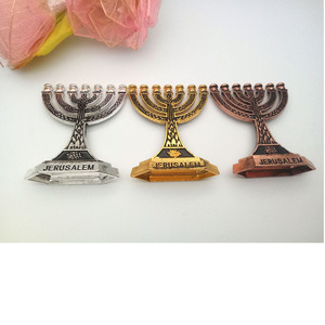 Candelabro de Siete Brazos en Forma de Copa, Adorno Decorativo Vintage, Aleación de Plata, Oro y Cobre Antiguos, Decoración de Mesa de Jerusalén, Decoración Festiva - Product Image 4