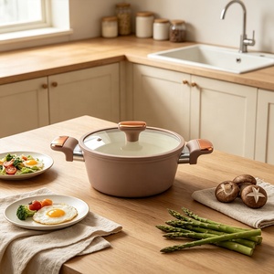 Ensemble de casseroles en céramique de haute qualité, <span class=keywords><strong>induction</strong></span>, 5 pièces, nouveaux arrivages, ensembles de casseroles en aluminium antiadhésifs - Product Image 5