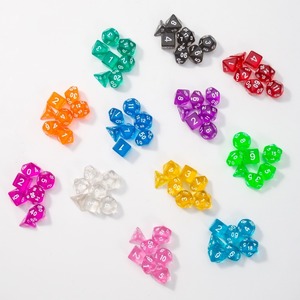 7 Uds. Juegos de Rpg de acrílico poliédrico D20 Color transparente Dnd <span class=keywords><strong>juego</strong></span> de dados para <span class=keywords><strong>juego</strong></span> de <span class=keywords><strong>rol</strong></span> Juegos de <span class=keywords><strong>mesa</strong></span> RPG - Product Image 2