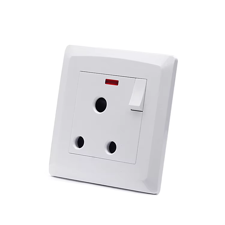 VNX Yemen/Bangladesh/Iraq/Dubai Wholesale Price Luxury Light Sockets and Switches Socket With UK Standard