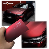 Film de covering automobile intégral en vinyle, Teal White Foil, Grey Dar Rainbow, Drift Red, Black Velvet Roll, Candy Red Color