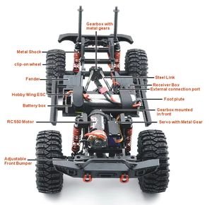 Nouvelle sortie RGT : <span class=keywords><strong>Crawler</strong></span> réaliste 1/10 Ex86120 TRAMPLE, empattement 313 mm - Product Image 5