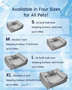 Cama Refrigerante de Lujo Hecha a Medida para Perros y Gatos con Funda Impermeable y Lavable, Base Antideslizante, Sin <span class=keywords><strong>Gel</strong></span> - Product Image 5