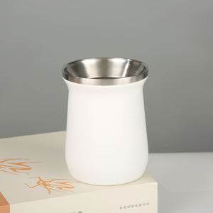 แก้วมินิสแตนเลส 8 ออนซ์ ดีไซน์เปลือกไข่ แก้วน้ำพกพา - Product Image 1