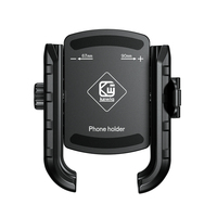 Support de téléphone pour moto, support de miroir étanche avec fixation sur guidon, rotation à 360 degrés, utilisation à une main