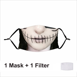 Nouveau jour des femmes des crânes de sucre morts masque facial Festival mexicain Catrina squelette pour Halloween Cosplay accessoires de déguisement - Product Image 5