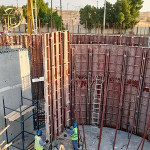 Caisseforme de construction Tianjin DTY pour <span class=keywords><strong>piscine</strong></span> circulaire de traitement des eaux et <span class=keywords><strong>piscine</strong></span> à poissons, en acier Q235, de forme personnalisée et courbée - Product Image 3