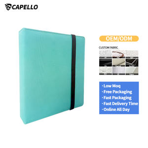 Carpeta de Cartas de Cuero Personalizada Torson con 9 Bolsillos, 360 Cartas+, Cubierta de PU Impermeable, Cierre de Cremallera, Duradera, para Coleccionistas de Cartas Yugioh <span class=keywords><strong>TCC</strong></span> CCG - Product Image 2