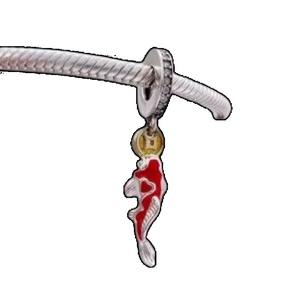 Pendentif Cœur en Argent 925 avec Zircon, Motif Poisson-Pie, Glace et Animal, Tendance Luxe Léger, Bijou DIY pour Femme, Idéal Cadeau - Product Image 6