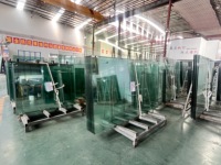 Panneaux de remplacement en verre flotté transparent de 4 mm, 5 mm, 6 mm, 8 mm, 10 mm, découpés sur mesure, verre trempé de sécurité pour portes, fenêtres, cloisons