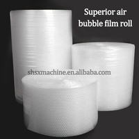 Máquina para Fabricar Rollos de Lámina de Película de Burbujas de Aire de Doble Capa y un Solo Tornillo