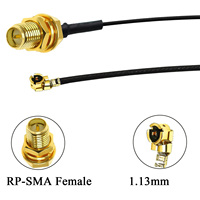 RP SMA Femelle à U.FL MHF1 1.13mm RF Coaxial Extension Pigtail Wifi Antenne Jumper Câble pour Routeur Réseau