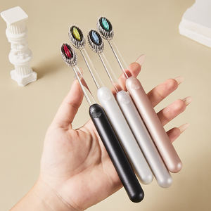 Ensemble de brosses à dents pour adultes, 4 brosses à dents pliables à tête olive à poils doux, protection gingivale de haute qualité, pour la maison - Product Image 3