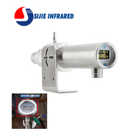 Sijie STRONG-SR-6016 Temassız Kızılötesi Termometre 600-1600C Sıcak Hava Ocakları İzleme için OEM/ODM Paslanmaz Çelik IP65